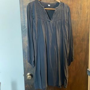 Old navy grey denim dress xl